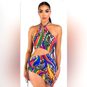 Summer colorful dress